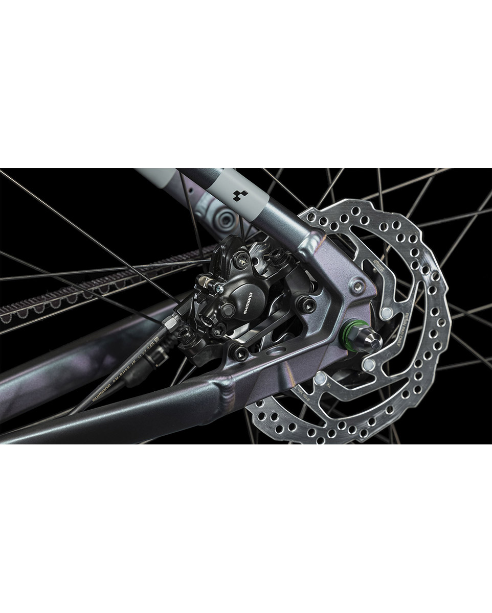 Vélo urbain/trekking Femme HYDE RACE Violet/Noir